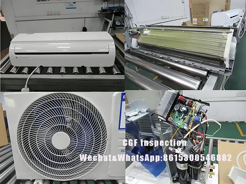Air conditioner Pre-shipment Inspection (PSI) / Final Random Inspection (FRI) in China