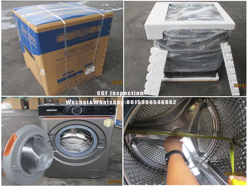 CGF Pre-shipment Inspection (PSI) for Washing machine / Final Random Inspection (FRI) in China